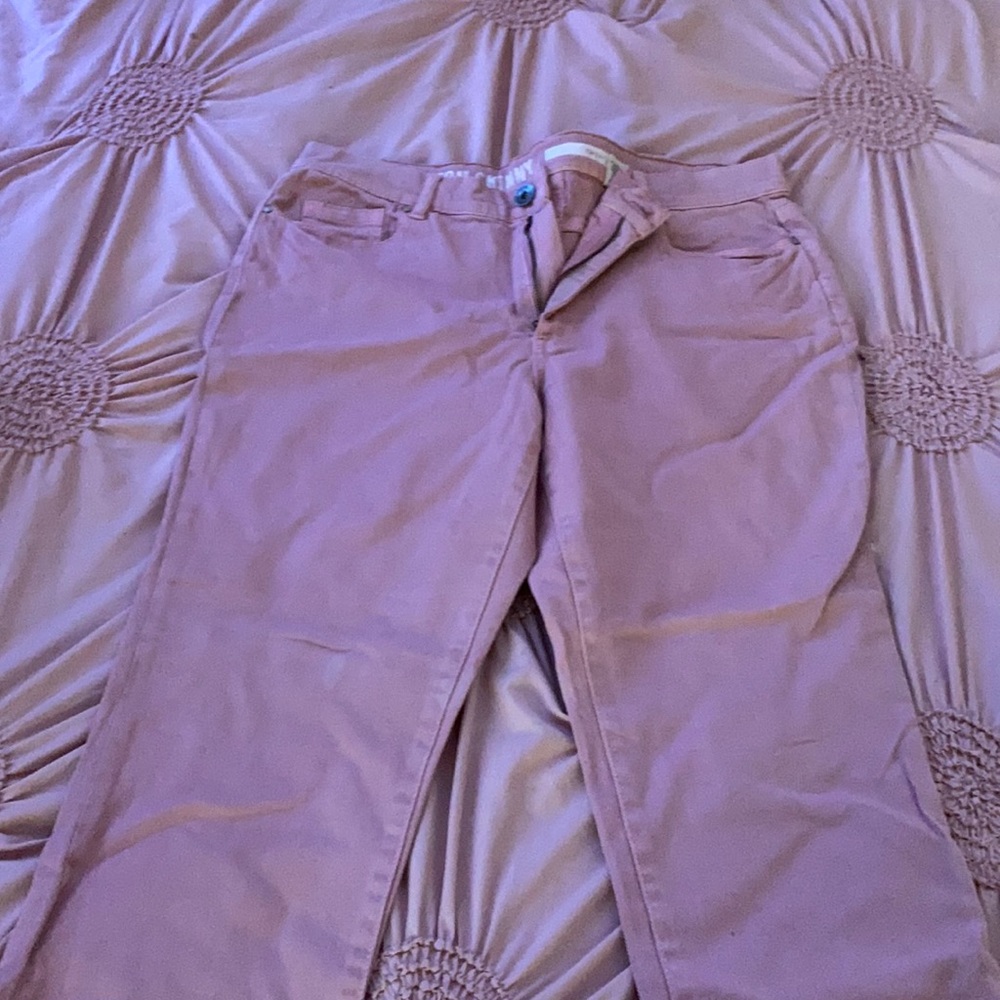 Dkny rose pink skinny jeans